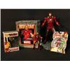 Image 1 : IRONMAN COLLECTABLES INC. MARVEL UNMASKED MINI BUST IN ORIGINAL PACKAGING, POP! FIGURINE AND HASBRO