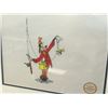 Image 2 : WALT DISNEY COMPANY LIMITED EDITION SERIGRAPH FROM ORIGINAL "HOW TO FISH" ART, FRAMED, 21" X 18"
