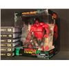 Image 2 : COLLECTION OF HELLBOY ITEMS INC. HELLBOY VOLUMES 1-6 HARDCOVER BOOKS IN ORIGINAL PLASTIC WRAP, AND
