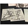 Image 5 : BATMAN BLACK & WHITE VOLUMES 1-3 BOOKS, AND ASSORTMENT OF ARTIST SIGNED PRINTS