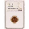 Image 1 : 1955-S Lincoln Wheat Cent Coin NGC MS67RD