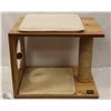 VESPER 2 STORY CAT BOX WITH SCRATCHING POST