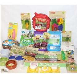 BOX OF ASSORTED FEEDING DEVICES & MORE INCL