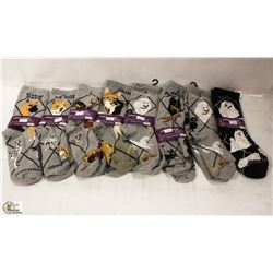 BOX OF ASSORTED WHEELHOUSE NOVELTY SOCKS.