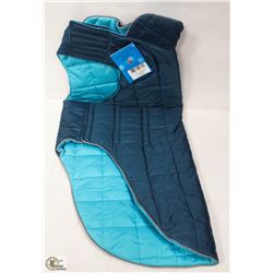 RC PET PRODUCTS SKYLINE PUFFY VEST SIZE 28 BLUE.