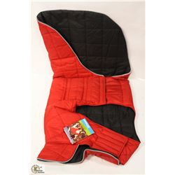 RC PET PRODUCTS SKYLINE PUFFY VEST SIZE 30 RED.