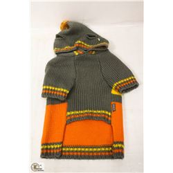 DOGGO SPORTY POM POM SWEATER WITH HOOD & EAR