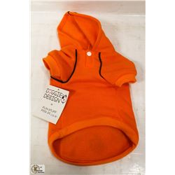 THE ORANGE POPSICLE SPORTY HOODY 11-16LB DOGS.
