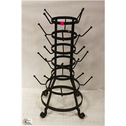 6 TIER DECORATIVE METAL ORGANIZER