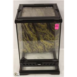 EXO TERRA GLASS NATURAL TERRARIUM 8" X 8" X 12"