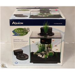 AQUEON AQUA SPRINGS 8.8 GALLON GLASS DESKTOP