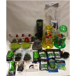 LOT OF ASSORTED FISH ITEMS INC BETA FISH GUMBALL