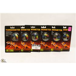 LOT OF 6 EXOTERRA THERMOMETERS