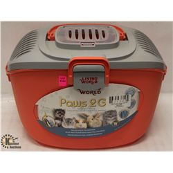 PAW 2 GO SMALL PET CARRIER, MAX 11 LBS.