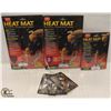 Image 1 : LOT OF 2 EXOTERRA SMALL HEAT MATS & 1 X-SMALL