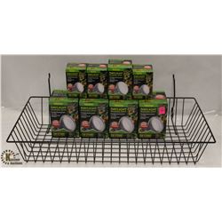 LOT OF 8 EXOTERRA DAYLIGHT BASKING SPOT