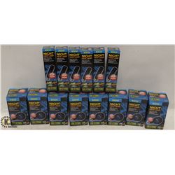 LOT OF 14 EXOTERRA NIGHT HEAT LAMPS