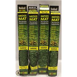 BAG OF 4 EXOTERRA MINI MOSS MATS.