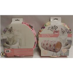 LOT OF 2 AFP SHABBY CHIC SUMMER TIME TUNNEL.