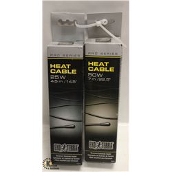 LOT OF 2 EXOTERRA HEAT CABLES