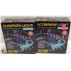Image 1 : LOT OF 2 EXOTERRA SCORPION LIGHTS LOWER ENERGY