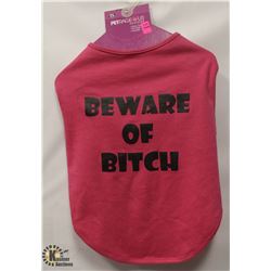 PINK PET GRAPHIC T-SHIRT.