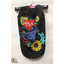 FLOWER CHILD TANK PET SHIRT SIZE MEDIUM.