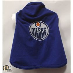 NHL OILERS PET SHIRT SIZE LARGE.