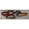 Image 1 : BAG OF 5 ASSORTED FABRIC COLLARS.