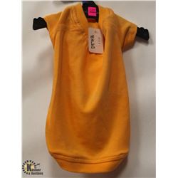 ORANGE COTTON PET SHIRT SIZE MEDIUM.