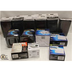 FLAT OF ASST FLUVAL ITEMS INCL CARBON, STAGE 3