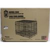 Image 1 : DOGIT ANIMAL CAGE, BLACK FINISHED WITH PLASTIC