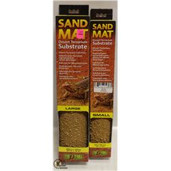 2 BOXES OF EXOTERRA SAND MATS, DESERT TERRARIUM