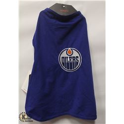 NHL OILERS PET T-SHIRT SIZE X-LARGE.