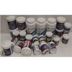 BOX OF ASSORTED FISH FOOD.