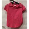 Image 1 : PINK PET POLO T-SHIRT, SIZE MEDIUM.
