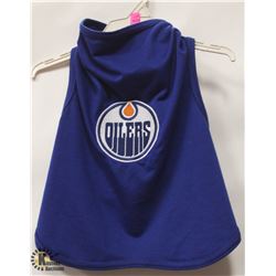 NHL OILERS PET T-SHIRT SIZE LARGE.