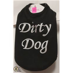 "DIRTY DOG" PET SHIRT SIZE SMALL.