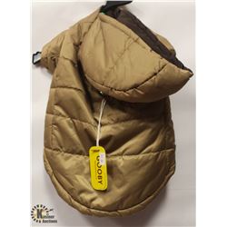 GOOBY OLIVE PET JACKET SIZE LARGE.