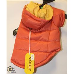 GOOBY APRICOT PET JACKET SIZE SMALL.