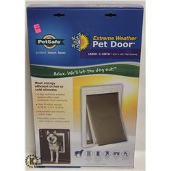 PET SAFE EXTREME WEATHER PET DOOR LARGE DOG