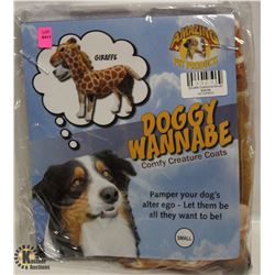 DOGGY WANNABE GIRAFFE COSTUME SIZE SMALL