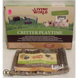 LIVING WORLD CRITTER PLAYTIME & TREEHOUSE.