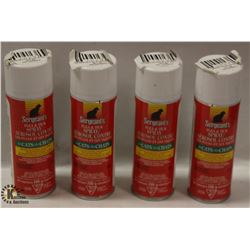4 CANS OF SERGEANT'S FLEA & TICK SPRAY FOR CATS
