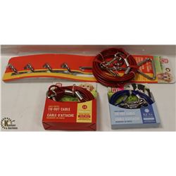 LOT OF 2 DOGIT VINYL-COATED TIE-OUT CABLE &