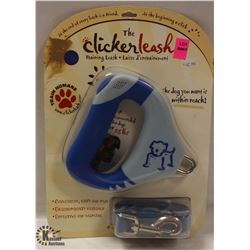 THE CLICKER LEASH FOR DOGS OVER 25 LBS.