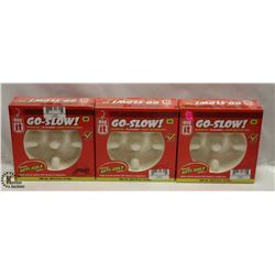 LOT OF 3 DOGIT GO-SLOW ANTI-GULPING DISH SIZE
