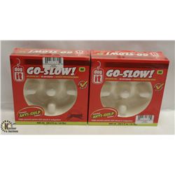 LOT OF 2 DOGIT GO-SLOW ANTI-GULPING DISH SIZE