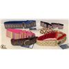 Image 1 : BAG OF 6 ASSORTED FABRIC DOG COLLARS