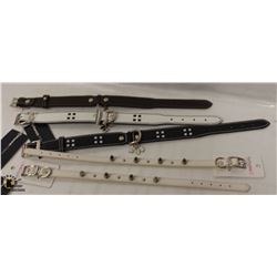BAG OF 5 ASSORTED DOG COLLARS